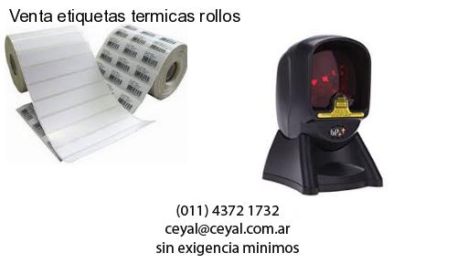 Venta etiquetas termicas rollos