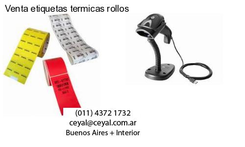 Venta etiquetas termicas rollos