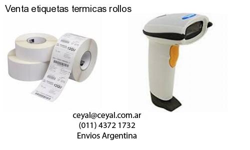 Venta etiquetas termicas rollos