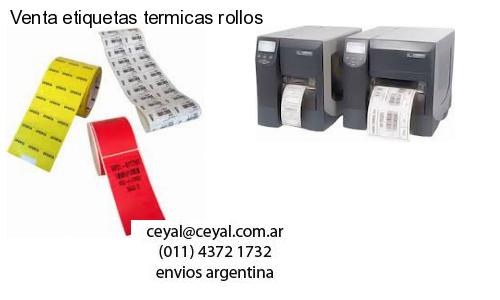Venta etiquetas termicas rollos