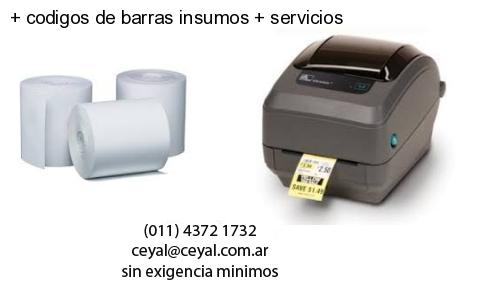   codigos de barras insumos   servicios