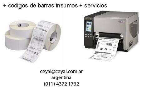   codigos de barras insumos   servicios
