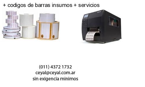 codigos de barras insumos servicios