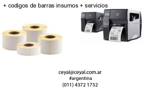   codigos de barras insumos   servicios