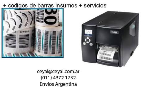   codigos de barras insumos   servicios