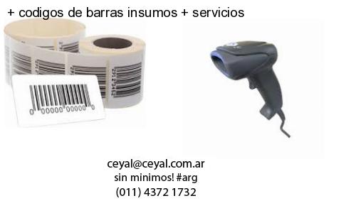   codigos de barras insumos   servicios