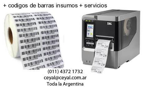 codigos de barras insumos servicios