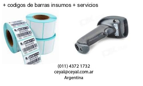  codigos de barras insumos   servicios