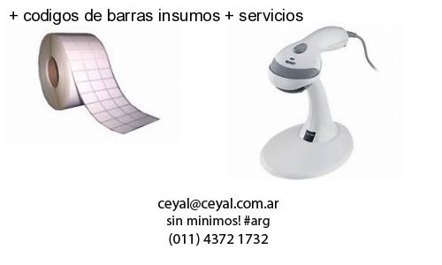 codigos de barras insumos servicios
