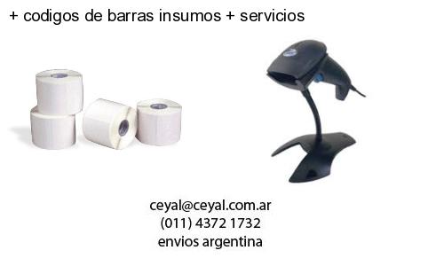   codigos de barras insumos   servicios