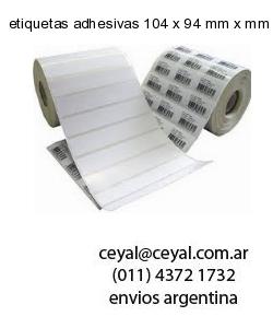etiquetas adhesivas 104 x 94 mm x mm