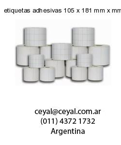etiquetas adhesivas 105 x 181 mm x mm