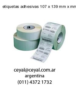 etiquetas adhesivas 107 x 139 mm x mm