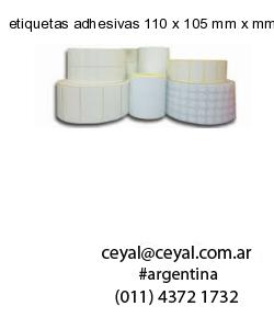 etiquetas adhesivas 110 x 105 mm x mm