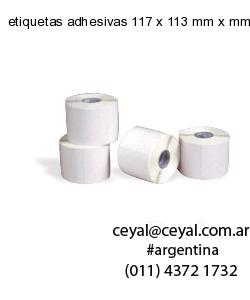 etiquetas adhesivas 117 x 113 mm x mm