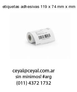 etiquetas adhesivas 119 x 74 mm x mm