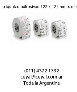 etiquetas adhesivas 122 x 124 mm x mm