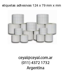 etiquetas adhesivas 124 x 79 mm x mm