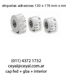 etiquetas adhesivas 130 x 176 mm x mm
