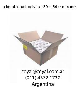 etiquetas adhesivas 130 x 86 mm x mm