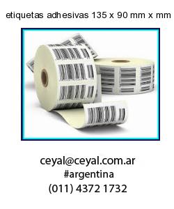 etiquetas adhesivas 135 x 90 mm x mm