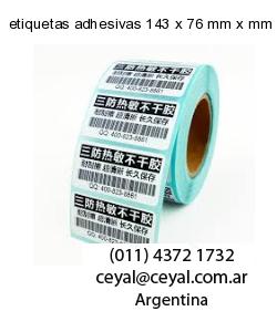 etiquetas adhesivas 143 x 76 mm x mm