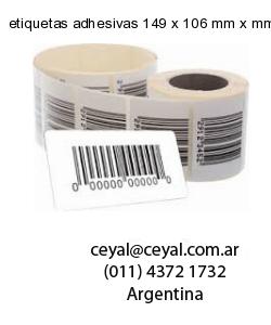 etiquetas adhesivas 149 x 106 mm x mm
