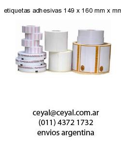 etiquetas adhesivas 149 x 160 mm x mm