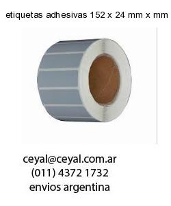 etiquetas adhesivas 152 x 24 mm x mm