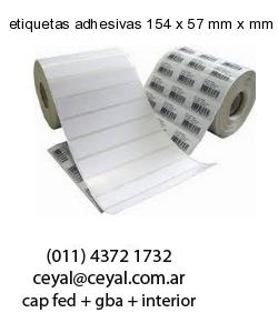 etiquetas adhesivas 154 x 57 mm x mm