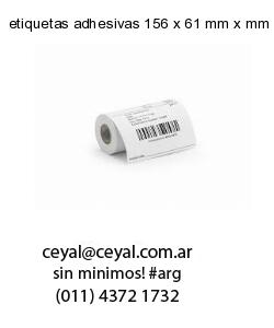 etiquetas adhesivas 156 x 61 mm x mm