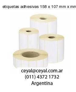 etiquetas adhesivas 158 x 107 mm x mm