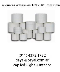 etiquetas adhesivas 163 x 163 mm x mm