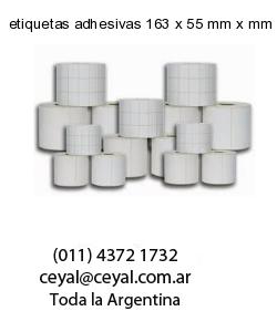 etiquetas adhesivas 163 x 55 mm x mm