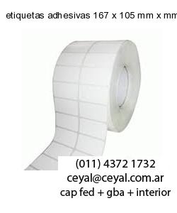 etiquetas adhesivas 167 x 105 mm x mm