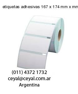 etiquetas adhesivas 167 x 174 mm x mm