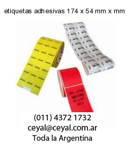 etiquetas adhesivas 174 x 54 mm x mm