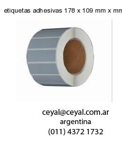 etiquetas adhesivas 178 x 109 mm x mm
