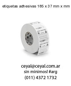 etiquetas adhesivas 185 x 37 mm x mm