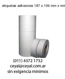 etiquetas adhesivas 187 x 109 mm x mm