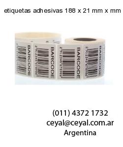 etiquetas adhesivas 188 x 21 mm x mm
