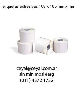 etiquetas adhesivas 189 x 185 mm x mm