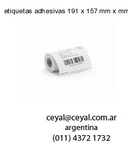 etiquetas adhesivas 191 x 157 mm x mm