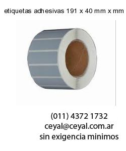 etiquetas adhesivas 191 x 40 mm x mm