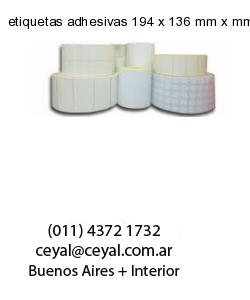 etiquetas adhesivas 194 x 136 mm x mm