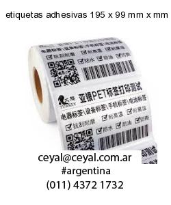 etiquetas adhesivas 195 x 99 mm x mm