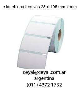 etiquetas adhesivas 23 x 105 mm x mm