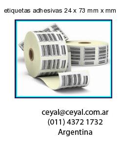 etiquetas adhesivas 24 x 73 mm x mm