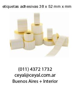 etiquetas adhesivas 38 x 52 mm x mm