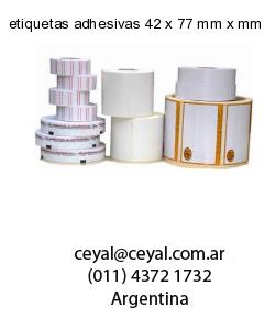 etiquetas adhesivas 42 x 77 mm x mm